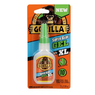 Gorilla Super Glue Gel XL, Clear Glue, 25 Gram 超能胶