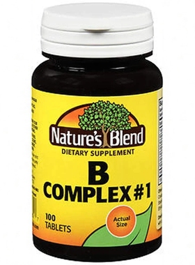Nature's Blend B Complex #1, 100 Tablets, Pack of 2
