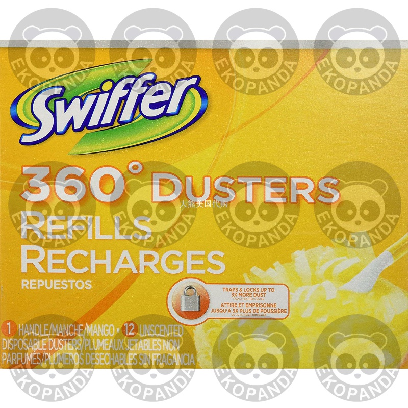 Swiffer 360 Dusters with 1 Handle and 12 Refills