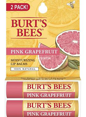 Burt's Bees Natural Moisturizing Lip Balm, Pink Grapefruit