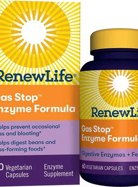 Renew Life Gas Stop Enzyme Formula, Digestive Enzymes