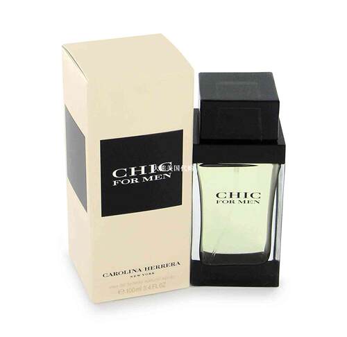 Chic By Carolina Herrera For Men Eau De Toilette Spray 3.4oz