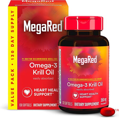Schiff Omega-3 Krill Oil MegaRed 350mg - 130 softgels