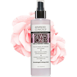 Clinicals Mist Collagen Facial Toner Rosewater Advanced