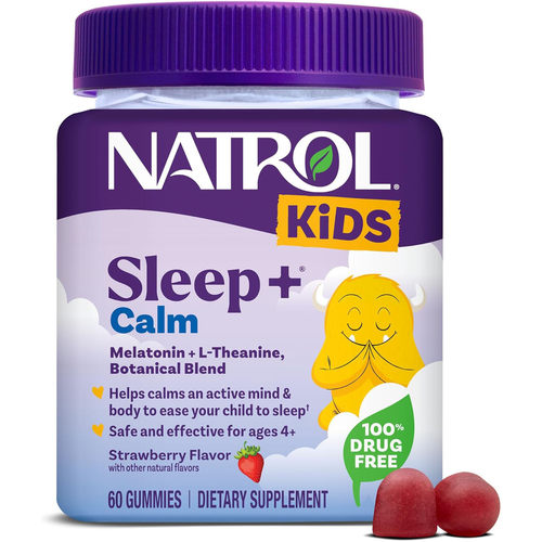 Natrol Sleep+ Calm, Melatonin and L-Theanine for Kids