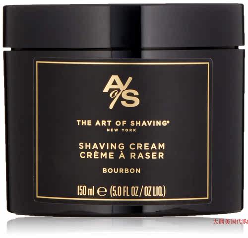 The Art of Shaving Shaving Cream for Men, Bourbon, 150 ml