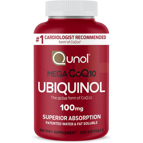 Qunol Mega Ubiquinol CoQ10 100mg, Superior Absorption