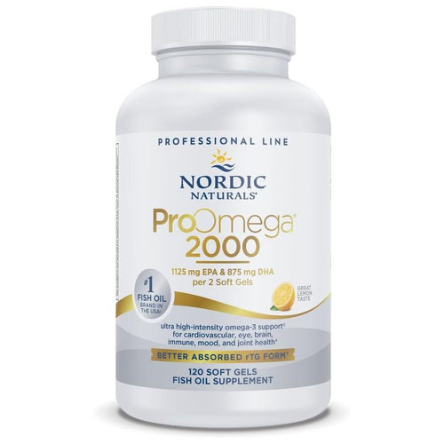 Nordic Naturals Proomega 2000 Fish Oil 120 Soft Gels