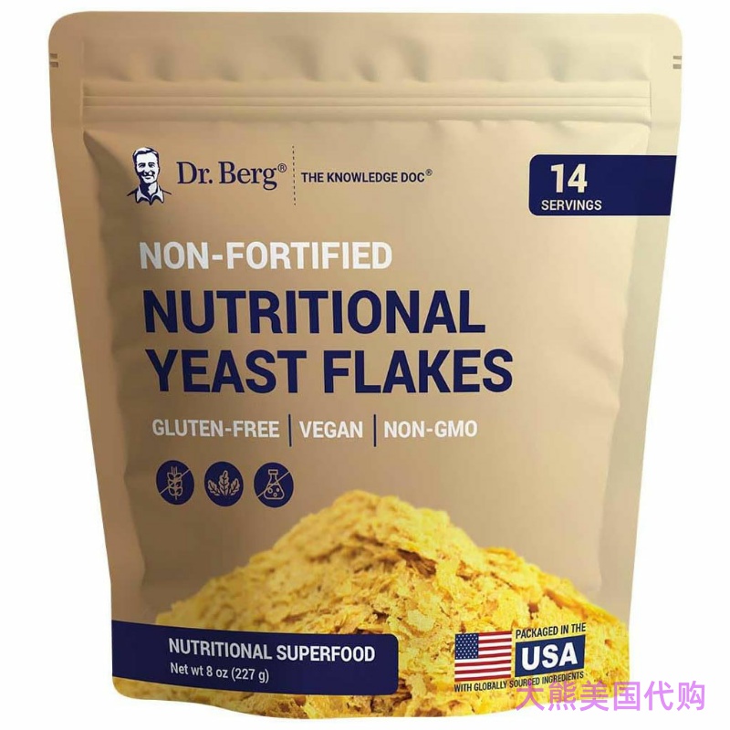 Dr. Berg Premium Nutritional Yeast Flakes, 227g