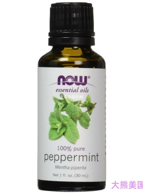 NOW Foods Peppermint Essential Oil, 1 Oz.