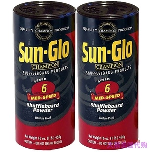 Sun Glo Powder Pack Wax Shuffleboard Speed Twin