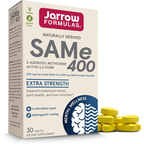 Jarrow Formulas SAMe 400 mg, Joint Health, Liver Function