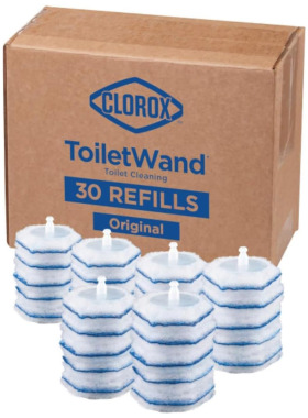 Clorox ToiletWand Disinfecting Refills, Disposable, 30 Count