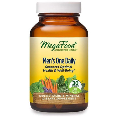 MegaFood Men's One Daily Multivitamin, 男士日常多种维生素