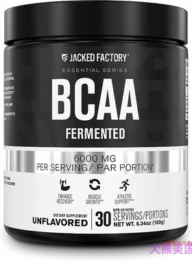 Jacked Factory BCAA Powder (Fermented) - 30 Servings