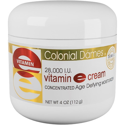 Colonial Dames Vitamin E Cream, 28,000 IU, 4 oz.