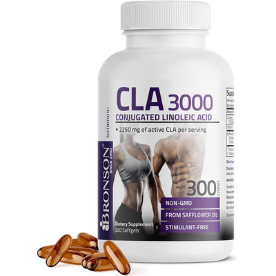 Bronson CLA 3000, Conjugated Linoleic Acid, 300 Counts