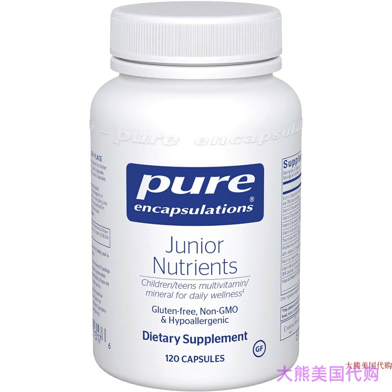 Pure Encapsulations Junior Nutrients, Multivitamin/Mineral