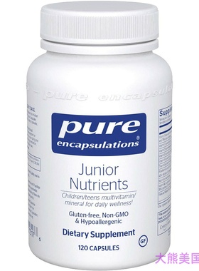 Pure Encapsulations Junior Nutrients, Multivitamin/Mineral