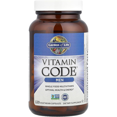 Garden of Life Vitamin Code Whole Food Multivitamin for Men