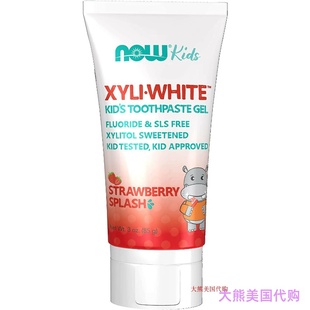 NOW Solutions Xyliwhite Toothpaste Gel for Kids 3 Oz  牙膏