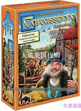 Carcassonne Expansion 5 Abbey and Mayor Board Game