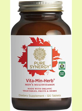 Pure Synergy Vita·Min·Herb, Multi for Men, 120 Tablets