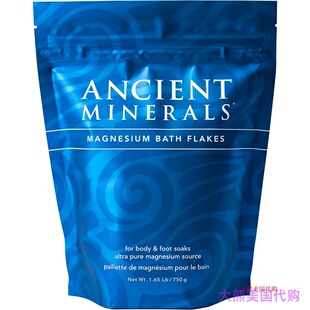 Ancient Minerals Magnesium Bath Flakes of body and foot soak