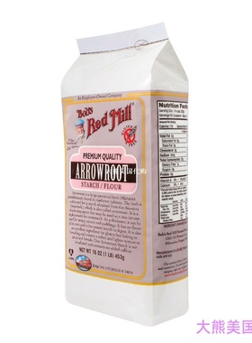 Bob's Red Mill Arrowroot Starch Flour, 16 oz 2 Pack
