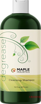 Moisture Control Shampoo for Oily Hair by Maple Holistics