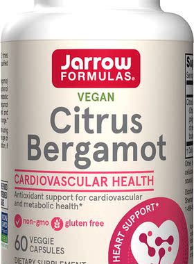 Jarrow Formulas Citrus Bergamot 500mg, Cardiovascular Health