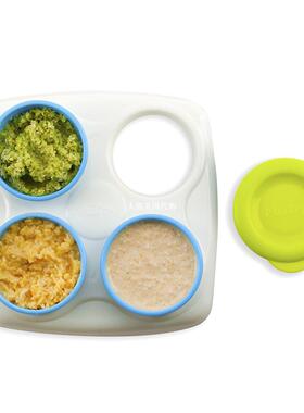 Nuby Garden Fresh Food Storage Freezer Pots with Tray
