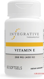 Integrative Therapeutics Vitamin E, 400 IU Full, 60 Softgels