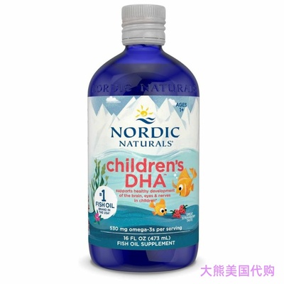 Nordic Naturals Children’s DHA, Strawberry - 16 oz for Kids