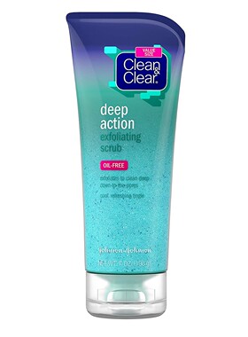 Clean & Clear Oil-Free Deep Action Exfoliating Facial Scrub