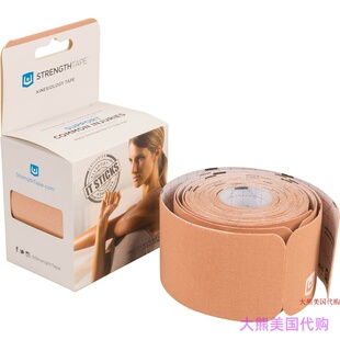 StrengthTape Kinesiology Tape, Precut Roll, 5M