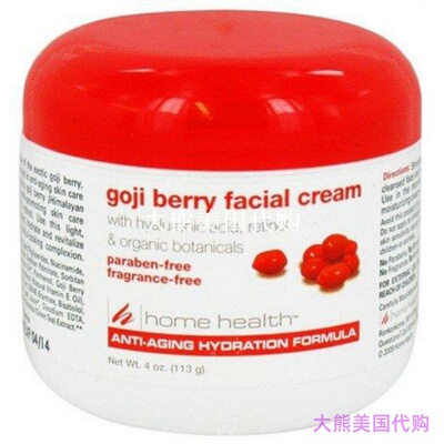 Home Health Goji Berry Fragrance-Free Facial Cream, 4 Ounce