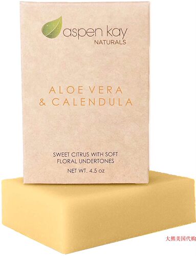 Aspen Kay Naturals Handmade Aloe Vera & Calendula Soap