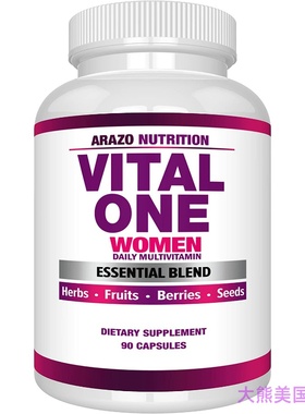 Arazo Nutrition Vital One Daily Multivitamin for Women