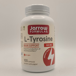 Jarrow Formulas L-Tyrosine 500 mg, Supports Brain Function