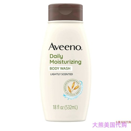 沐浴露 Aveeno Daily Moisturizing Body Wash, 18 Fl. Oz