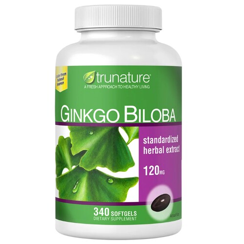 trunature Ginkgo Biloba, 340 Softgels 银杏叶提取物