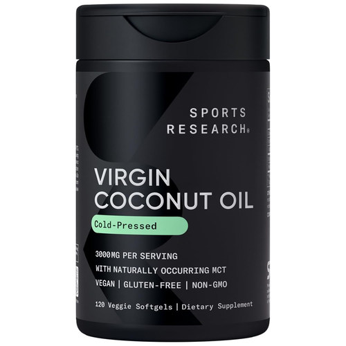 Sports Research Vitamin D3 5000IU (125mcg) with Coconut Oil