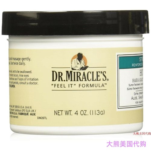 Dr. Miracle's Feel It Formula Hot Gro, Hair &Scalp Treatment