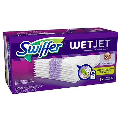 WetJet Hardwood Floor Spray Mop Pad Refill Original 17 Count