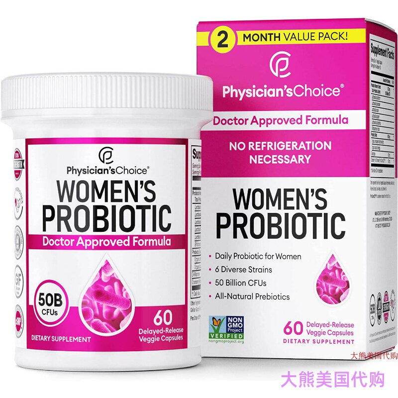 女士益生菌 Physician's CHOICE Women's Probiotics, 50B CFUs