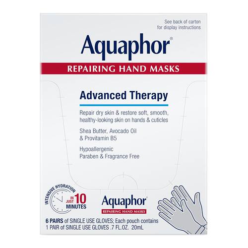 Aquaphor Advanced Therapy Repairing Hand Masks