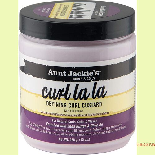 Aunt Jackie's Curl La La, Lightweight Curl Defining Custard