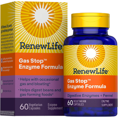 Renew Life Gas Stop Enzyme Formula, Digestive Enzymes