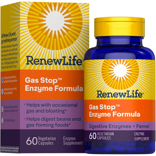 Renew Life Gas Stop Enzyme Formula, Digestive Enzymes